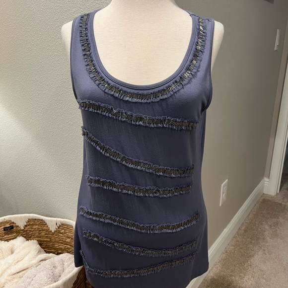 Saks Fifth Avenue Jeweled Tank - Picture 4 of 5